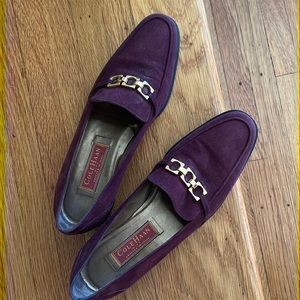 Amazing Suede Cole Haan Eggplant Purple Loafers